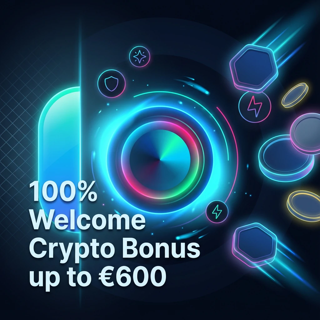 100% Welcome Crypto Bonus up to €600